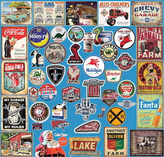 Vintage Advertising Collage