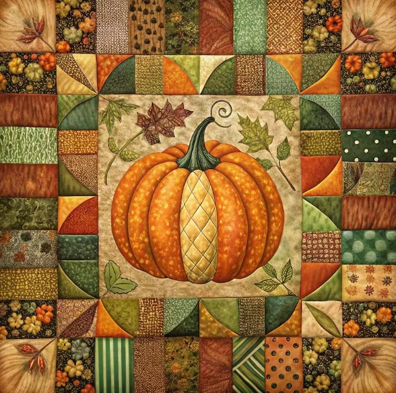 Autumn Pumpkin Quilt Pattern