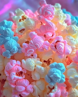 Colorful Candy Popcorn