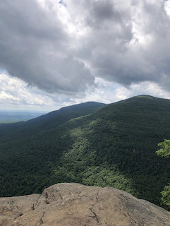 Cloudy Green Mountains