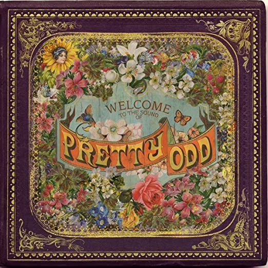 Ornate floral cover art with birds, butterflies, a teacup, and the words Pretty Odd
