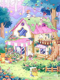 Whimsical Cottage Garden