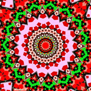 Red Green Mandala