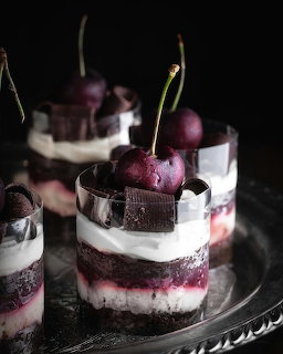 Cherry Chocolate Layered Dessert