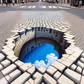 3D Street Art Illusion