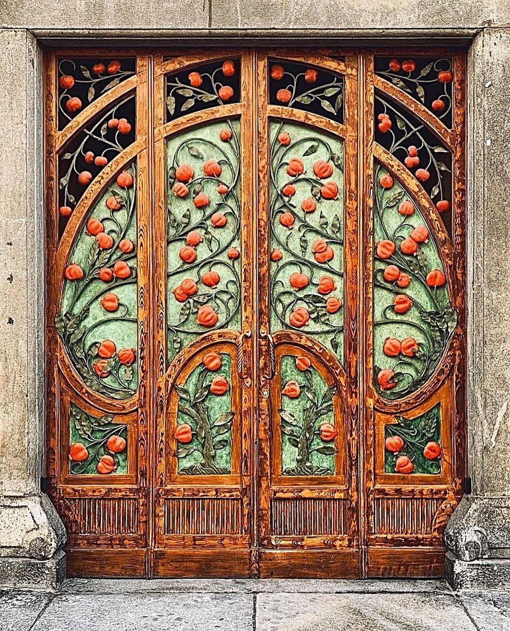 Turin Art Nouveau Door