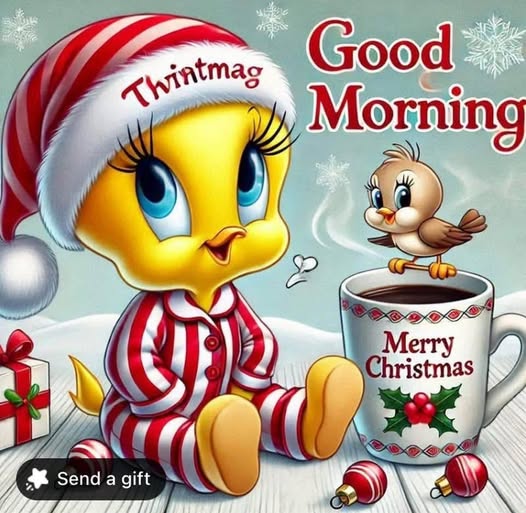 Tweety Bird Christmas Morning