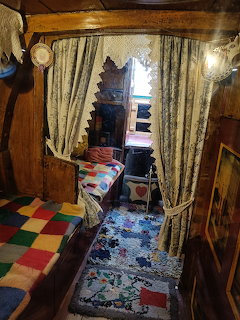 Traditional Canal Boat Cabin