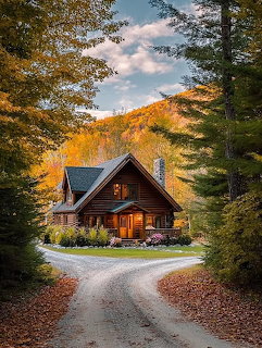 Rural Cottage in Autumn