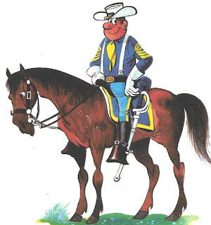 Buffalo Soldier on Horse