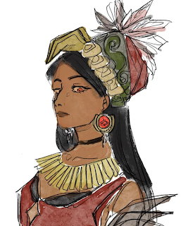 Indigenous Inspired Portrait