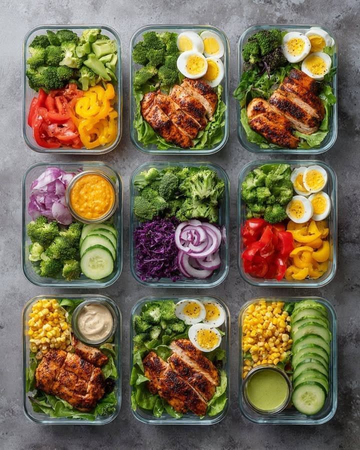 Meal Prep Containers Grid