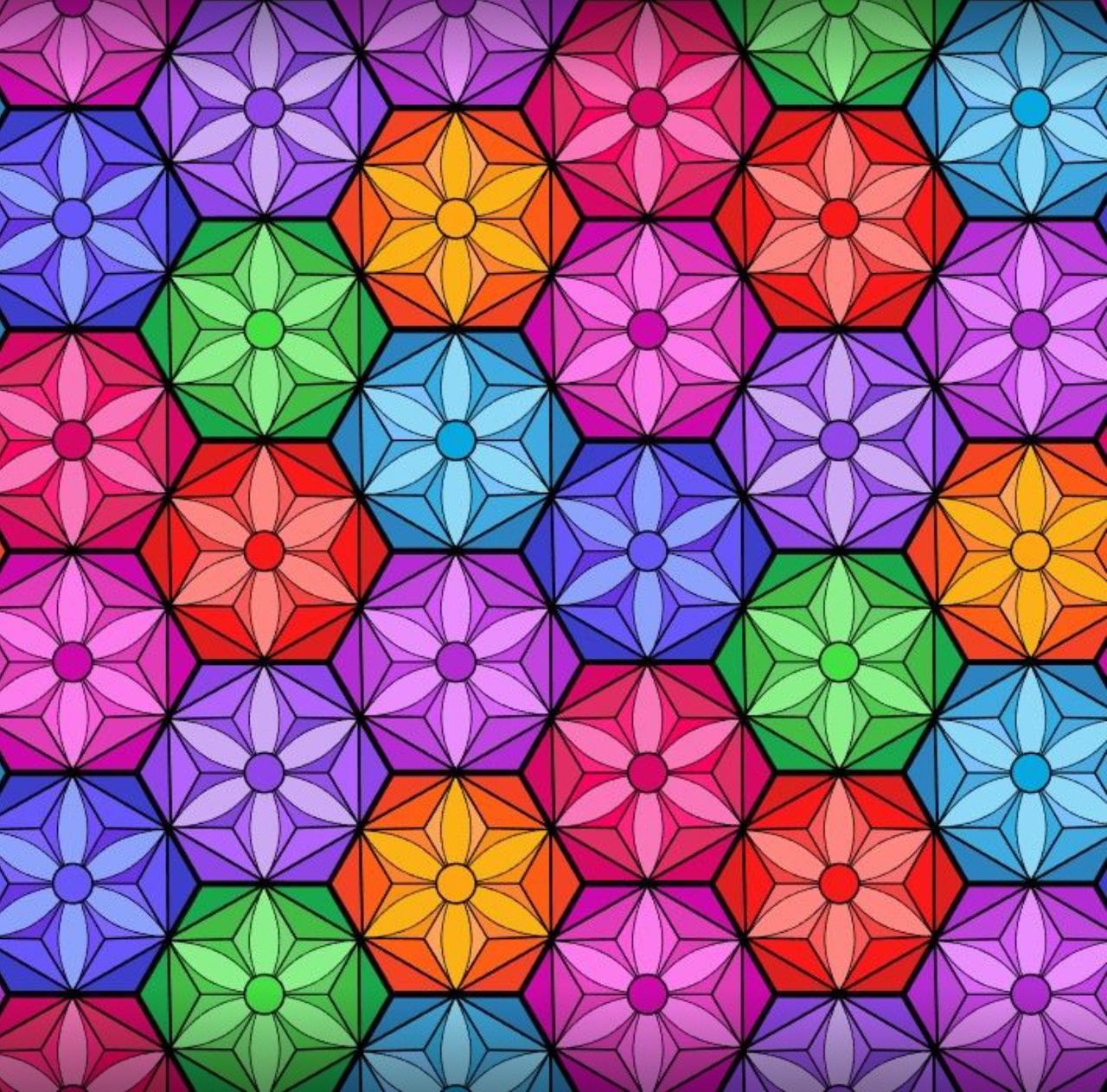 Geometric Stained Glass