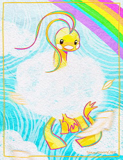 Shiny Altaria Pokémon Art