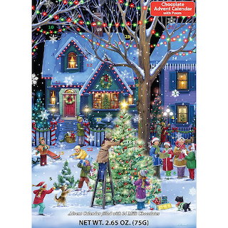 Christmas Advent Calendar Chocolate Box