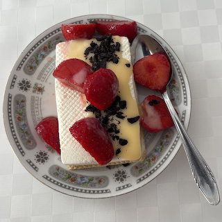 Ice Cream with Strawberries