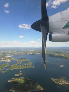 Aerial View Over Islands