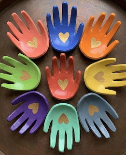 Colorful Ceramic Hand Bowls
