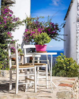 Greek Terace Sea View