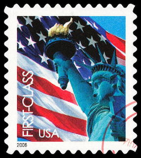 USA Statue of Liberty Stamp