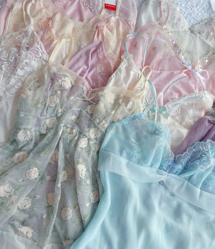 Pastel Lace Camisoles