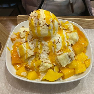 Mango Shaved Ice Dessert