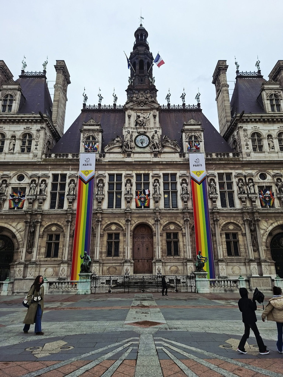 Paris City Hall Facade