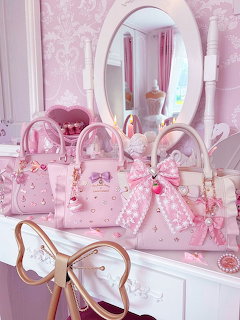 Pink Coquette Vanity Bags