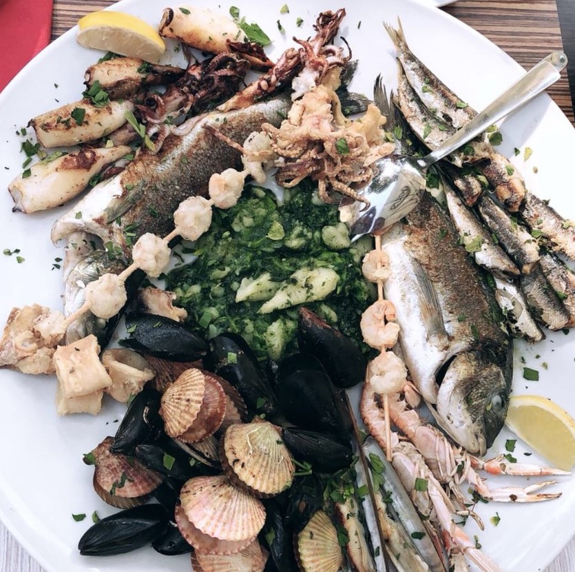 Grilled Seafood Platter
