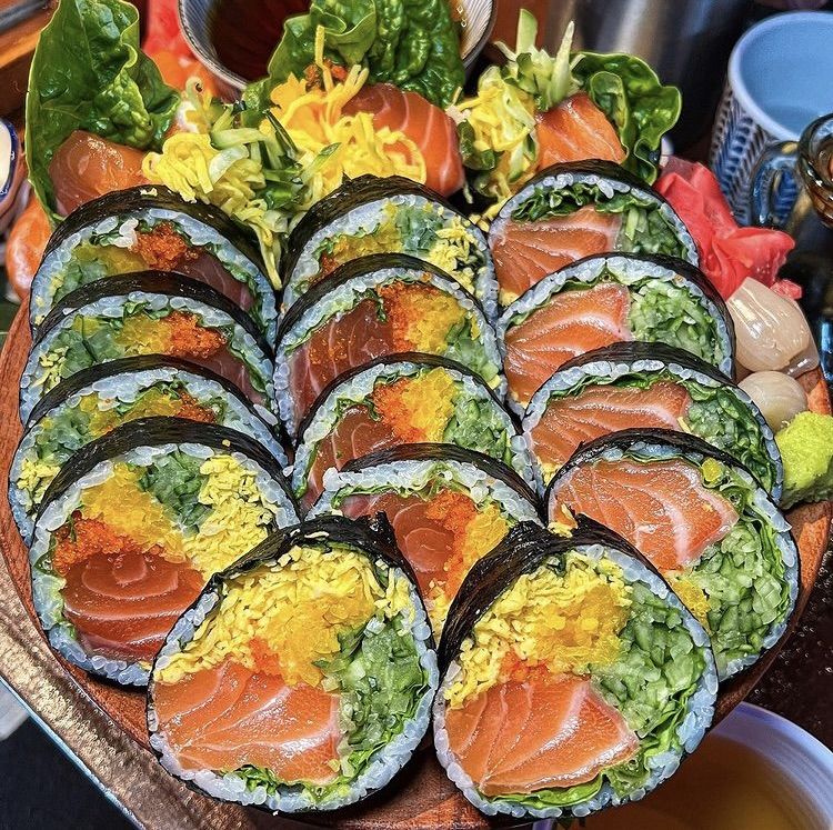 Giant Sushi Rolls Platter