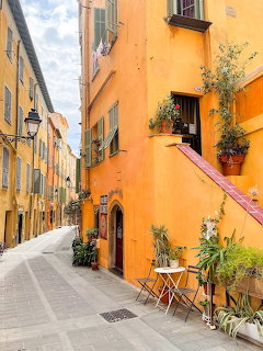 French Riviera Street Scene
