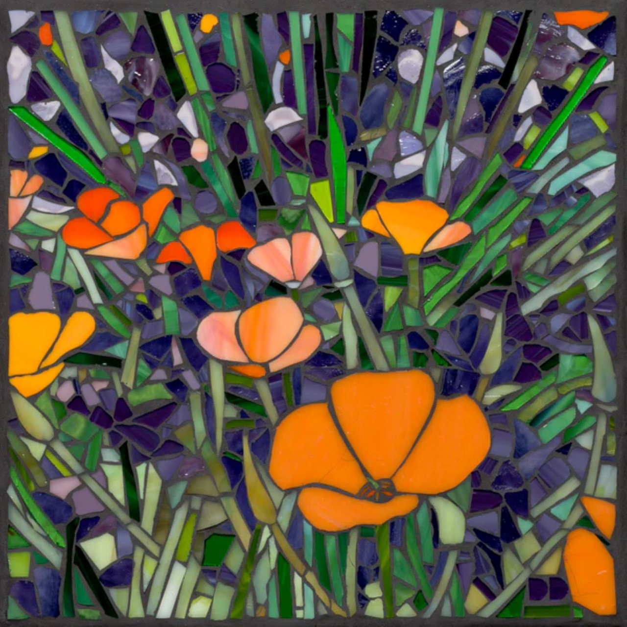 Poppies Mosaic Art