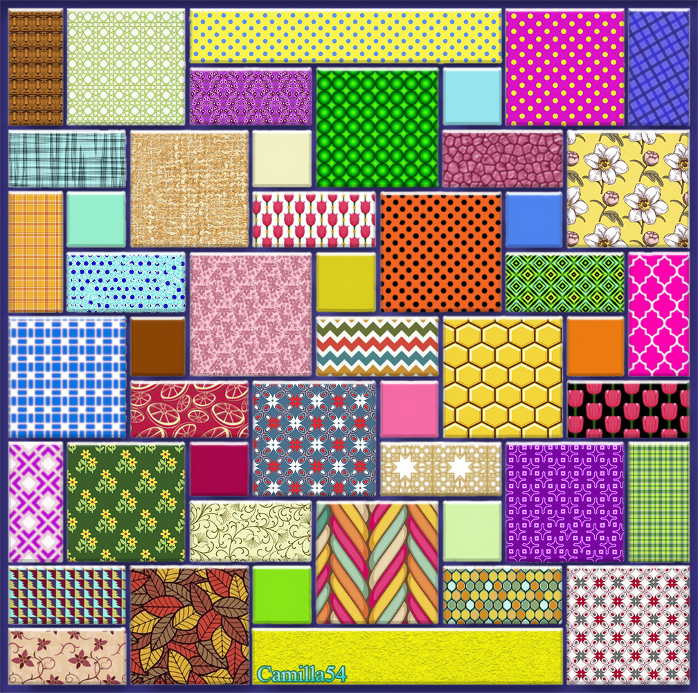 Patchwork Pattern Collage