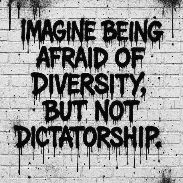 Graffiti Diversity Message