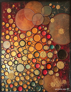 Abstract Circles Mosaic