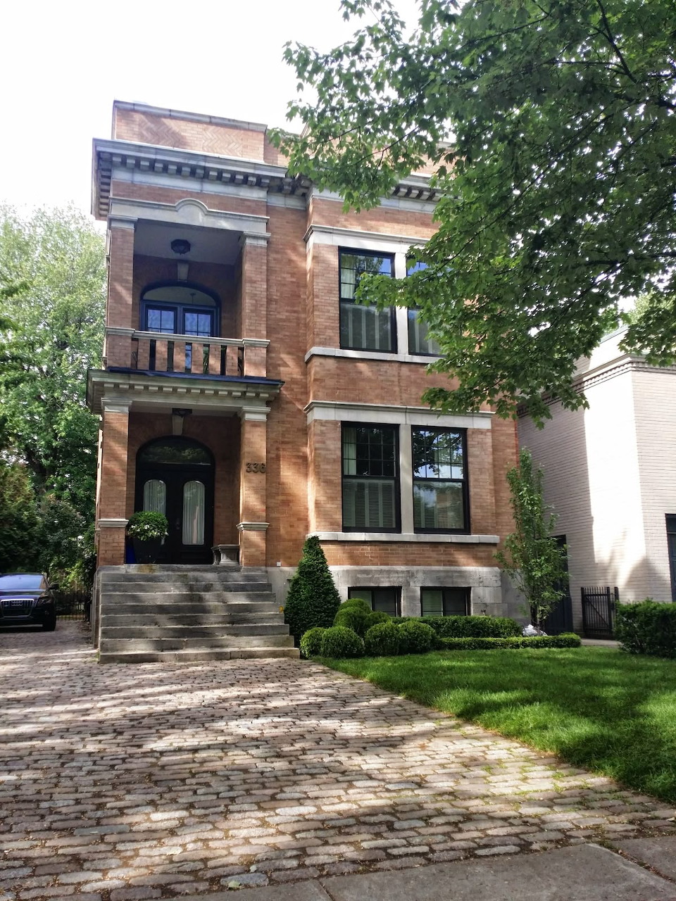 Brick House with Balcony