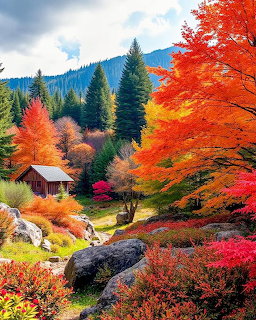 Autumn Mountain Cabin
