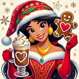 Christmas Princess with Gingerbread