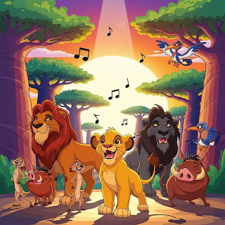 Lion King Characters Scene