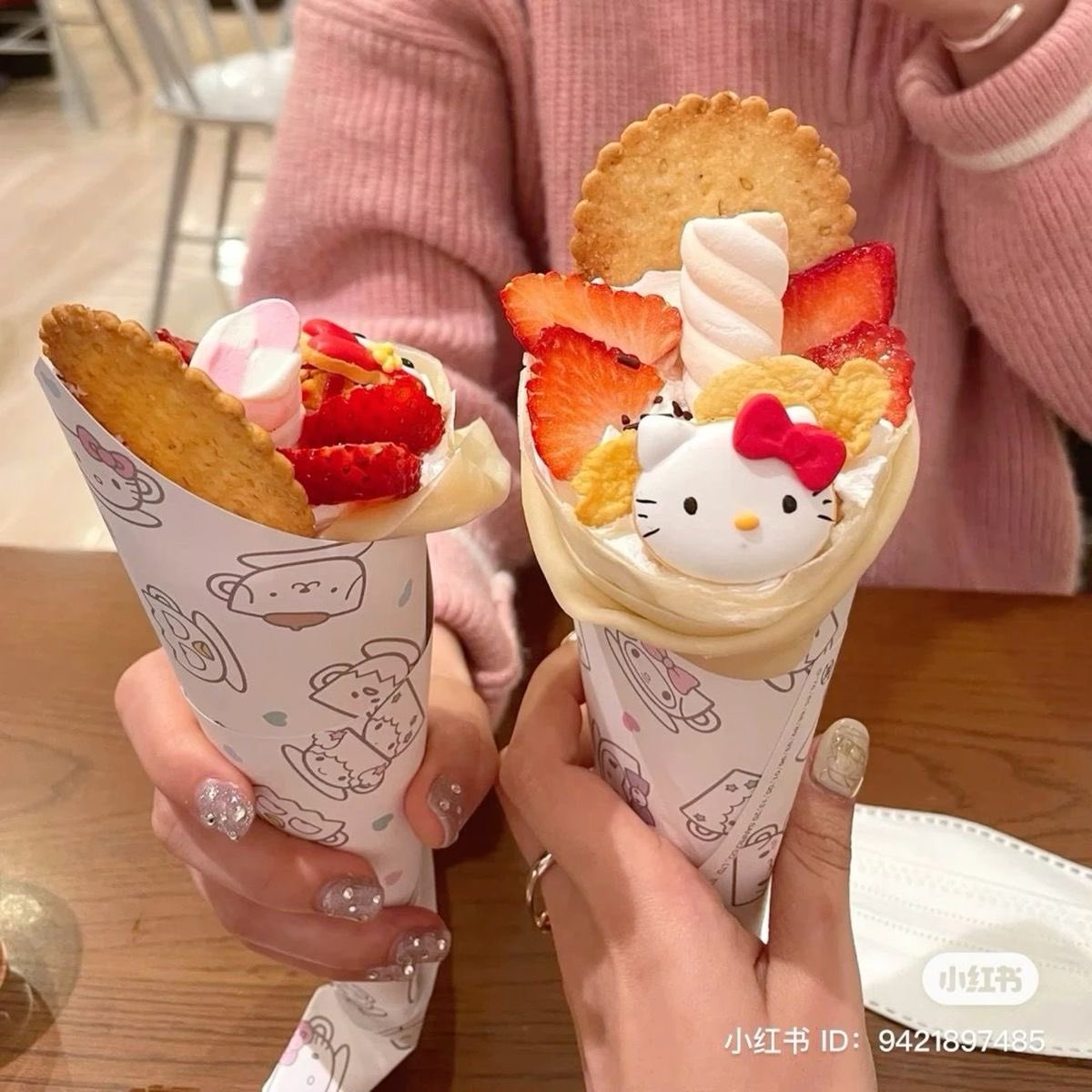 Hello Kitty Crepes