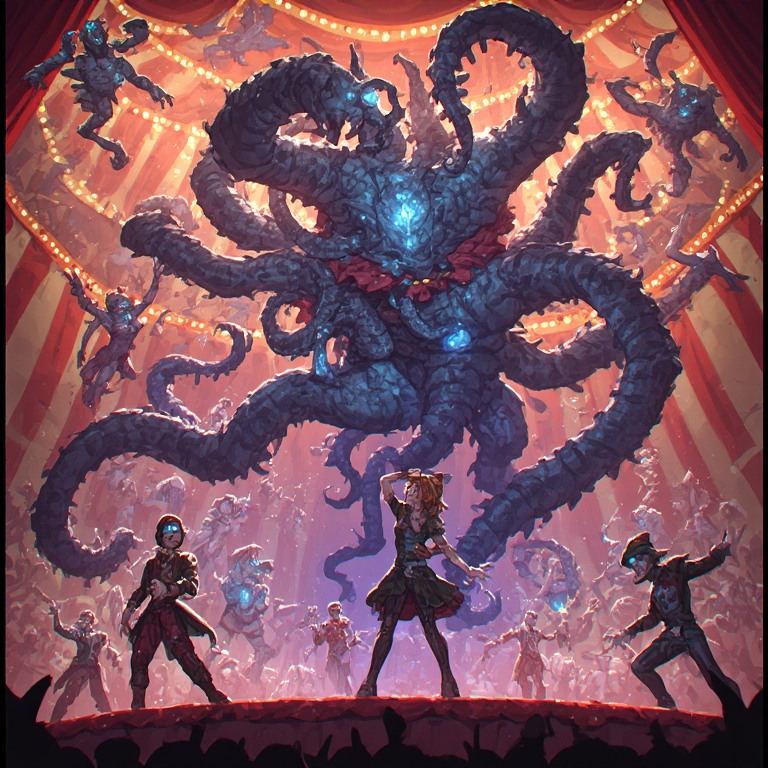 Otherworldly Circus Octopus