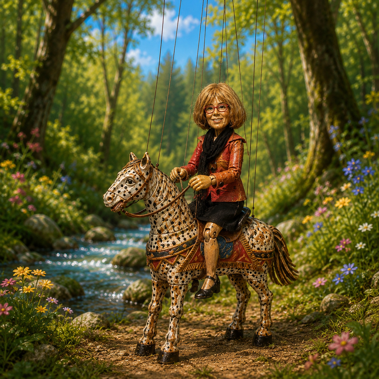 Child on Fantasy Horse