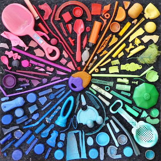 Rainbow Kitchen Utensils Flatlay