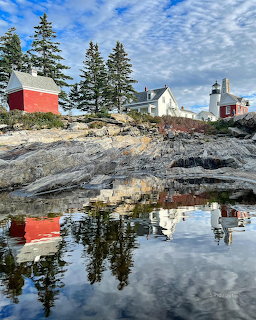 Coastal Lighthouse Reflection