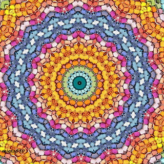 Colorful Mosaic Mandala
