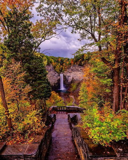 Taughannock Falls Autumn View