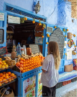 Chefchaouen Fruit Stand