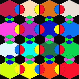 Geometric Hexagon Pattern