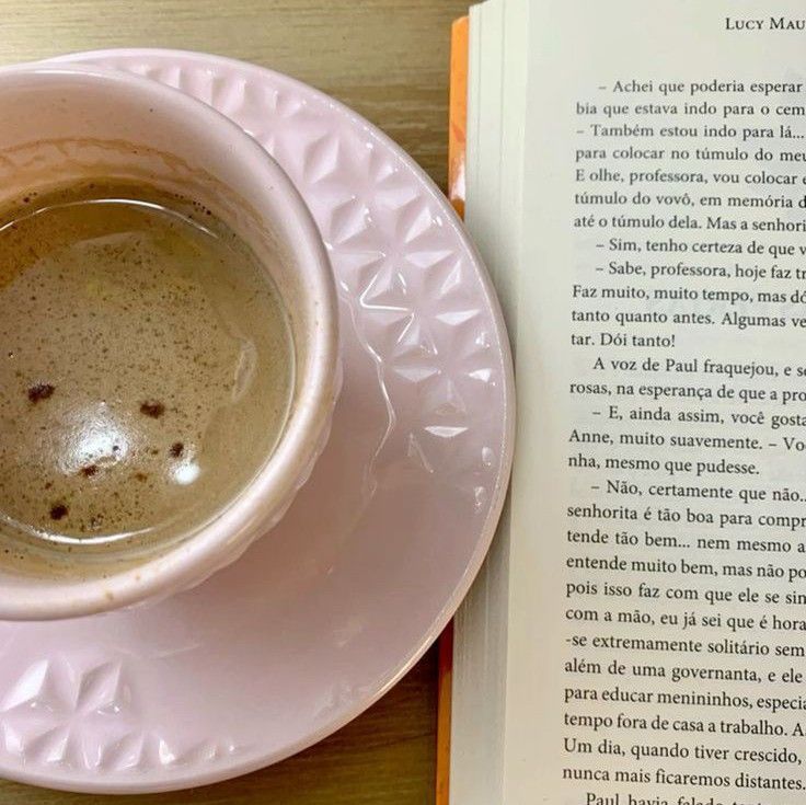 Coffee with Cinnamon and Book