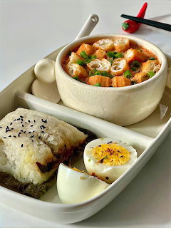 Korean Food Bowl and Sides